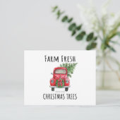 Farmhouse Modern Vintage-kerstkaart Aankondigingskaart (Staand voorkant)