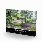 Farmhouse nabar Thirlmere Lake District England Fotoblokken (Rechts)