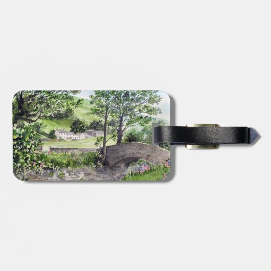 Farmhouse nabij Thirlmere, Lake District, Engeland Bagagelabel (Achterkant horizontaal)