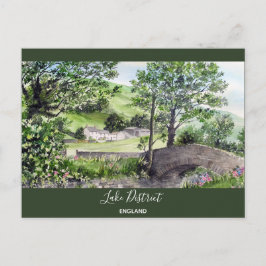 Farmhouse nabij Thirlmere, Lake District, Engeland Briefkaart