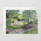 Farmhouse nabij Thirlmere, Lake District, Engeland Briefkaart (Voorkant / Achterkant)