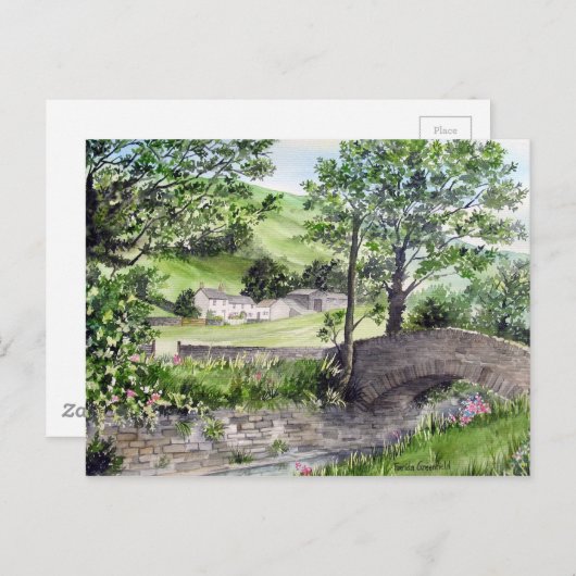 Farmhouse nabij Thirlmere, Lake District, Engeland Briefkaart (Voorkant / Achterkant)