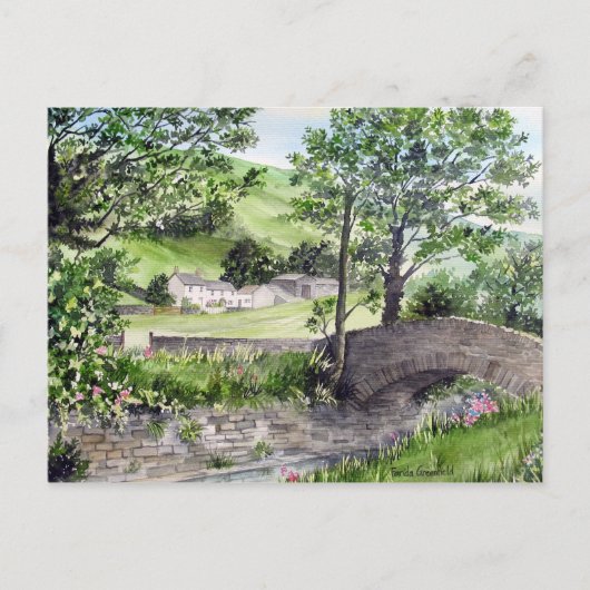 Farmhouse nabij Thirlmere, Lake District, Engeland Briefkaart (Voorkant)