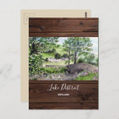 Farmhouse nabij Thirlmere, Lake District, Engeland Briefkaart (Voorkant / Achterkant)