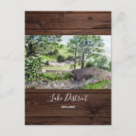 Farmhouse nabij Thirlmere, Lake District, Engeland Briefkaart