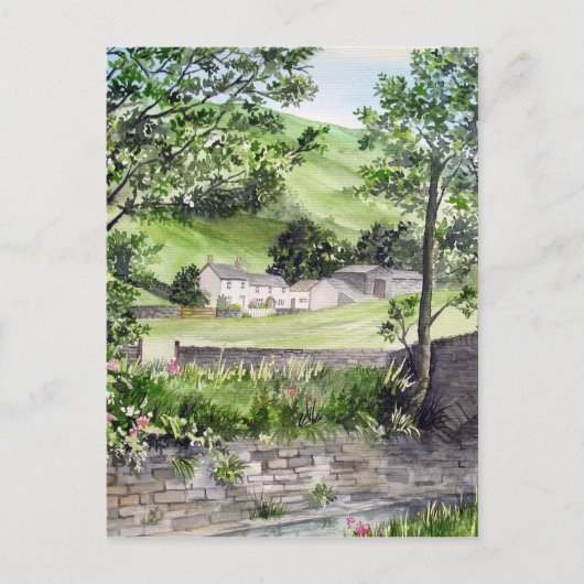 Farmhouse nabij Thirlmere, Lake District, Engeland Briefkaart (Voorkant)