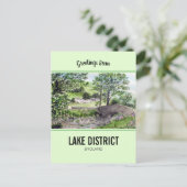 Farmhouse nabij Thirlmere, Lake District, Engeland Briefkaart (Staand voorkant)