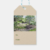 Farmhouse nabij Thirlmere, Lake District, Engeland Cadeaulabel (Achterkant)