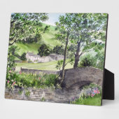 Farmhouse nabij Thirlmere, Lake District, Engeland Fotoplaat (Zijkant)