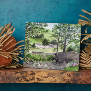 Farmhouse nabij Thirlmere, Lake District, Engeland Fotoplaat