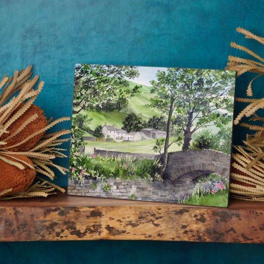 Farmhouse nabij Thirlmere, Lake District, Engeland Fotoplaat (Zijkant)