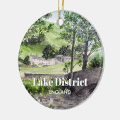 Farmhouse nabij Thirlmere, Lake District, Engeland Keramisch Ornament (Links)