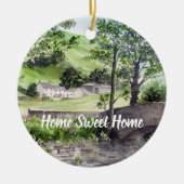 Farmhouse nabij Thirlmere, Lake District, Engeland Keramisch Ornament (Voorkant)