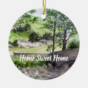 Farmhouse nabij Thirlmere, Lake District, Engeland Keramisch Ornament