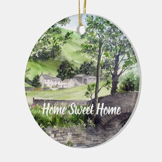 Farmhouse nabij Thirlmere, Lake District, Engeland Keramisch Ornament (Links)