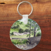 Farmhouse nabij Thirlmere, Lake District, Engeland Sleutelhanger (Voorkant)