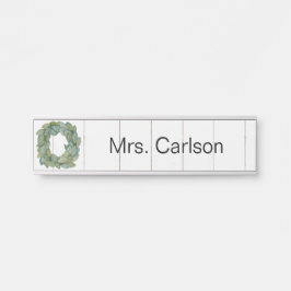 Farmhouse Name Bord - Custom Deurbordje
