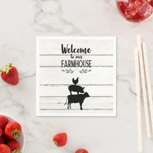 Farmhouse Napkins Servet