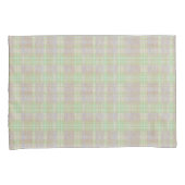 Farmhouse Neutral Sage Plaid Kussensloop (Voorkant-Rechts)