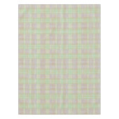 Farmhouse Neutral Sage Plaid Tafelkleed (Voorkant)