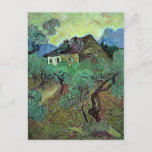 Farmhouse Olive Trees Van Gogh Fine Art Briefkaart<br><div class="desc">Boerderij onder olijfbomen (ook White Cottage onder de olijfbomen), Vincent van Gogh. Olieverf op doek, 70 x 60 cm. Japan, privé collectie. F 664, JH 1865 Vincent Willem van Gogh (Amsterdam, 30 maart 1853 - aldaar, 29 juli 1890) was een Nederlands kunstschilder. Enkele van zijn schilderijen behoren nu tot de...</div>