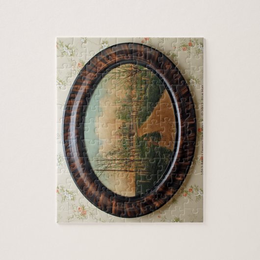 Farmhouse Painting Legpuzzel (Verticaal)