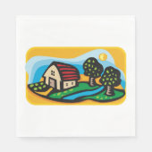 Farmhouse Paper Napkins Servet (Voorkant)