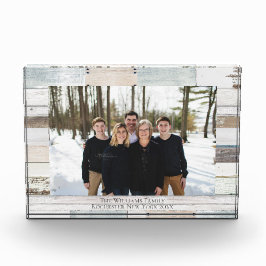 Farmhouse Persoonlijke naam Foto Acrylblok