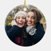 Farmhouse Pickup Truck Rustic Mrs. Gay Pas getrouw Keramisch Ornament (Achterkant)