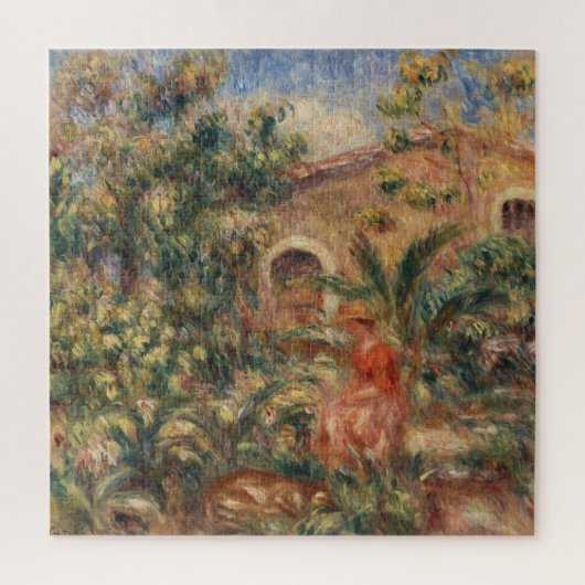 Farmhouse Pierre-Auguste Renior Painting Legpuzzel (Verticaal)