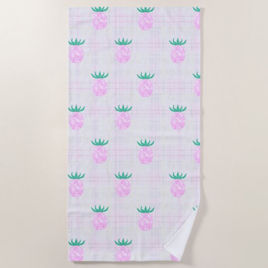 Farmhouse Pineapples Strandlaken (Voorkant)