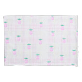 Farmhouse Pink Pineapple  Kussensloop (Voorkant-Links)