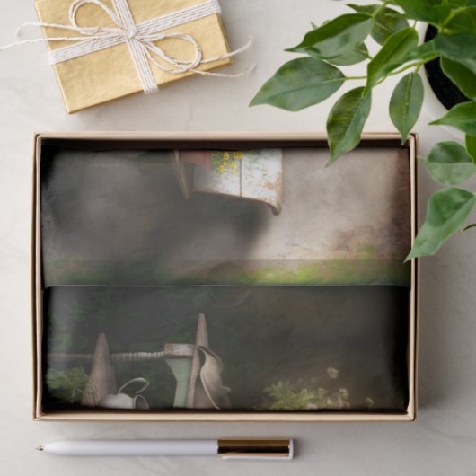 Farmhouse Potting Bench Tissuepapier (Geschenk)