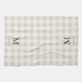 Farmhouse Pset Monogram & Naam Theedoek (Horizontaal)