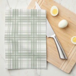 Farmhouse Pset Sage Green, Cream Kitchen Towels Theedoek