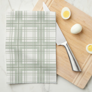 Farmhouse Pset Sage Green, Cream Kitchen Towels Theedoek
