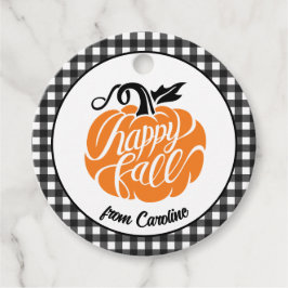 Farmhouse Pumpkin Patch Bedankjes Labels