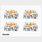 Farmhouse Pumpkin Patch Rechthoekige Sticker (Vel)