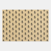 Farmhouse Red Buffalo kerstmis Inpakpapier Vel (Voorkant 2)