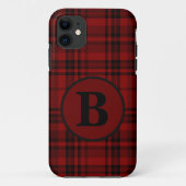 FARMHOUSE RED GINGHAM CHECKERED PLAID Case-Mate iPhone CASE (Achterkant)