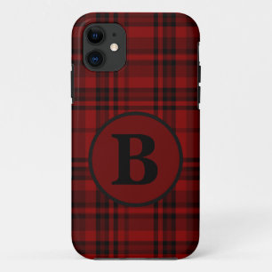 FARMHOUSE RED GINGHAM CHECKERED PLAID Case-Mate iPhone CASE