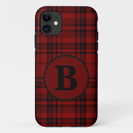 FARMHOUSE RED GINGHAM CHECKERED PLAID Case-Mate iPhone CASE (Achterkant)