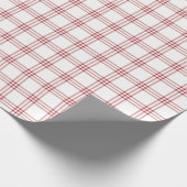 Farmhouse Red White Pset Gift Cadeaupapier (Hoek)