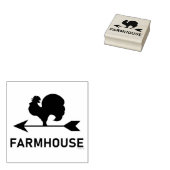FARMHOUSE RUBBERSTEMPEL (Gestempeld)
