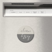 Farmhouse Rustic Beige Grey Dishwasher Magnet (Insitu (Vaatwasser))