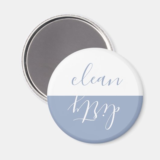 Farmhouse Rustic Blue Kitchen Dishwasher Magnet (Voorkant / Achterkant)