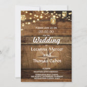 Farmhouse Rustic Compass Roos Wedding Kaart (Voorkant)