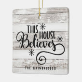 FARMHOUSE RUSTIC DIT PARLEMENT BELIEERT DE NAAM VA KERAMISCH ORNAMENT (Links)