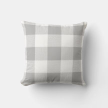 Farmhouse Rustic Grey Buffalo Check Pset