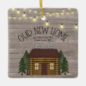 Farmhouse Rustic Primitive New Home Persoonlijk Keramisch Ornament (Voorkant)